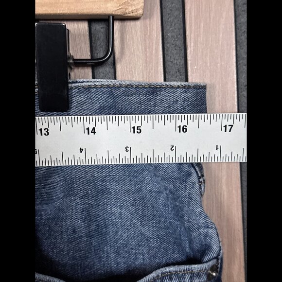 Everlane Jeans 32 x 30 Womens Blue Straight Organic Cotton Mid Rise - Picture 3 of 9